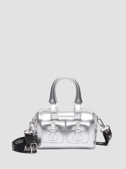 Dr. Martens Mini Top Handle Bag Silver Patent Leather Bag