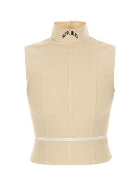Moschino Cream cotton top
