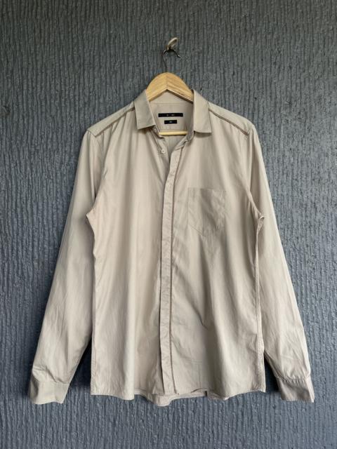GUCCI gucci cream buttom up longsleeve polo