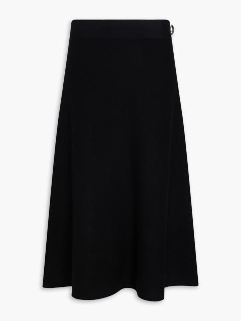 rag & bone Bridget embellished wool-blend midi skirt