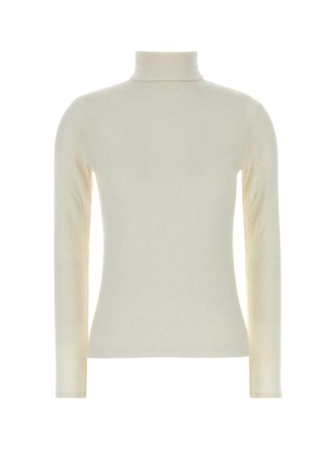 Loulou de Saison Ivory Viscose Blend Gallinara Sweater