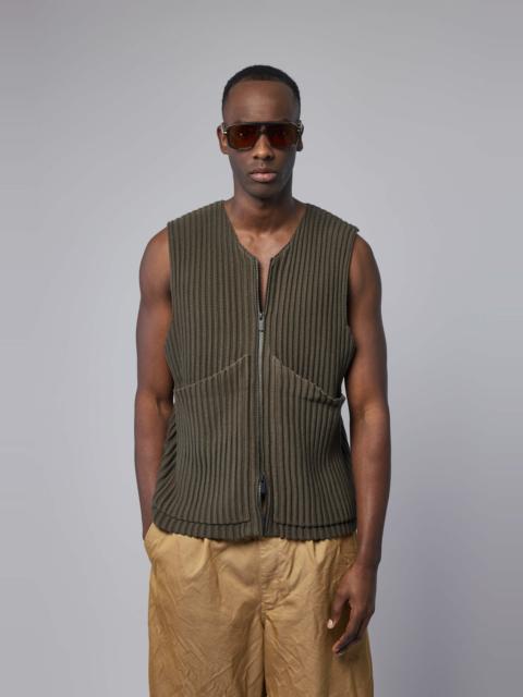 Seventh Rib Knit Utility Vest