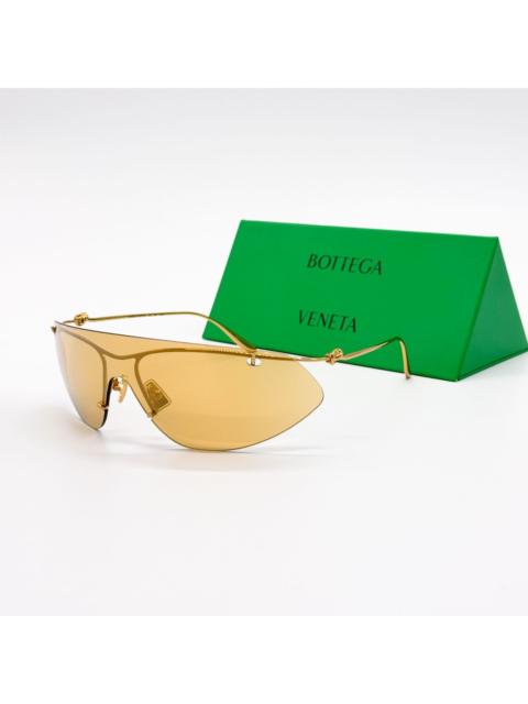 Bottega Veneta NWT Bottega Veneta BV1272S 003 Gold Shield Sunglasses