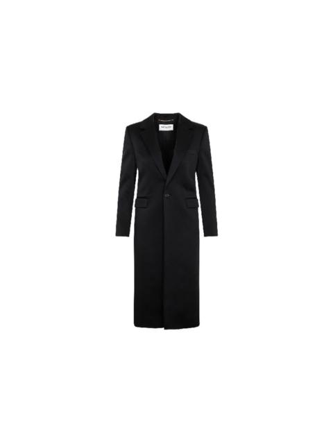 SAINT LAURENT Saint Laurent Satin Coat Women