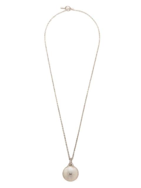 Parts of Four PARTS OF FOUR Disk Necklace (0.2 CT, Tiny Faceted Diamond Slab, 35mm, DA+FCDIA)