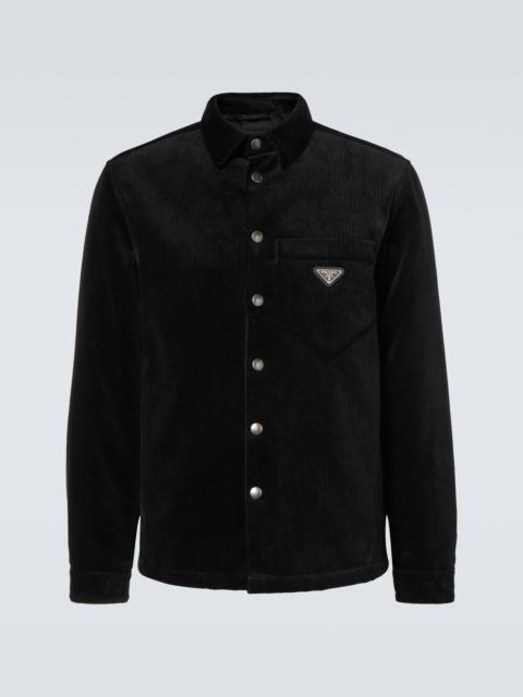 Prada Cotton corduroy overshirt