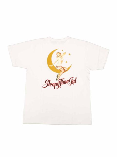 Buzz Rickson's S/S T-SHIRT - SLEEPY TIME GAL - BR79624