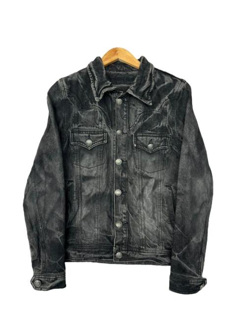 Hysteric Glamour Lagust Gothic Goth Emo Black Denim Jacket