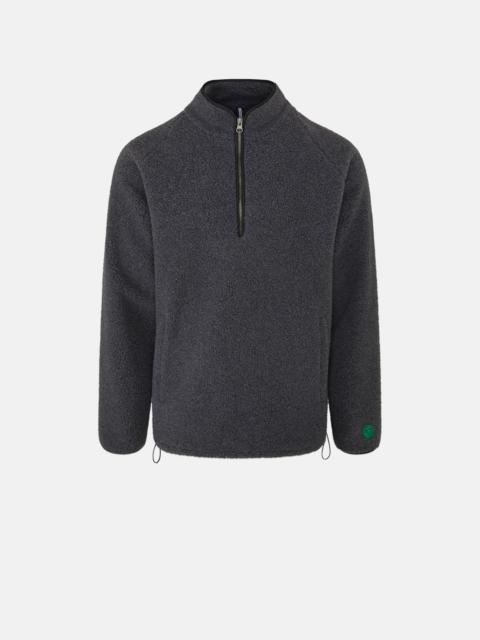GLOVERALL Men's Somerset Zip Fleece Charcoal