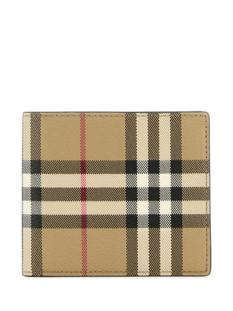 Burberry Men Printed Canvas Wallet