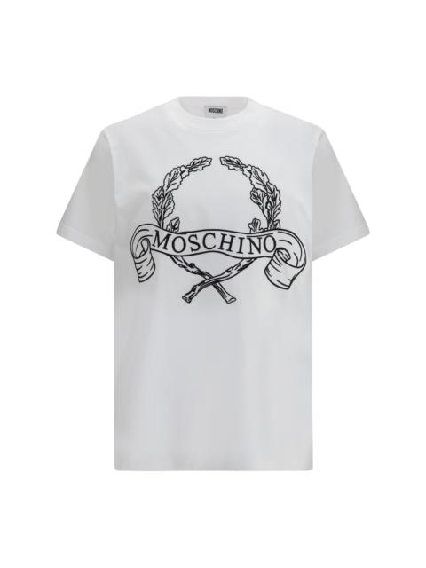 Moschino Moschino Maxi Laurel Crown Embroidery T-shirt