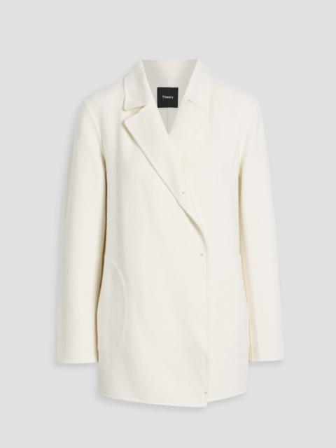 Theory Wool and cashmere-blend felt blazer