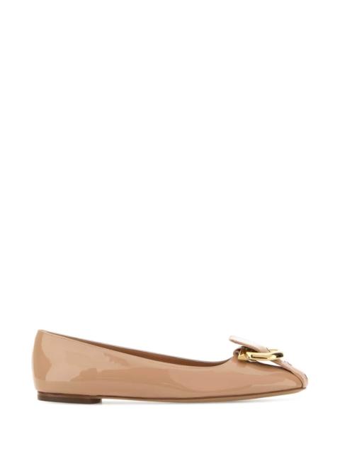 FERRAGAMO Salvatore Ferragamo Women Skin Pink Leather Oxide Ballerinas