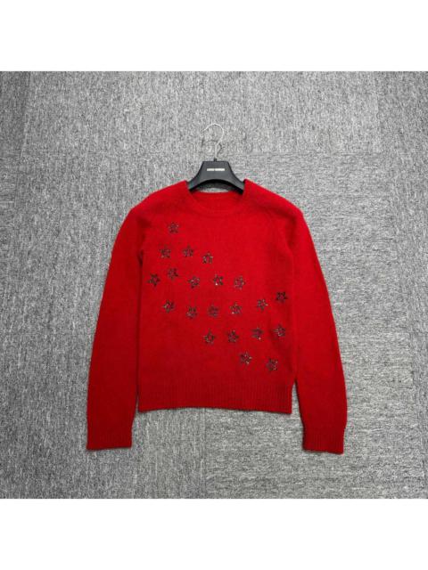 SAINT LAURENT SLP Five-Star Cashmere Sweater