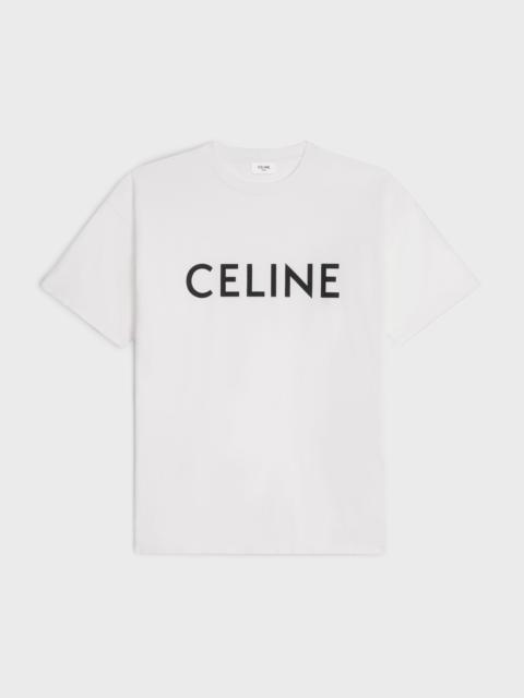 CELINE CELINE LOOSE T-SHIRT IN COTTON JERSEY