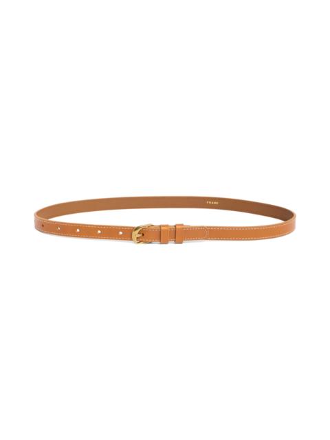 FRAME FRAME Petit Twist Leather Belt in Cuoio at Nordstrom