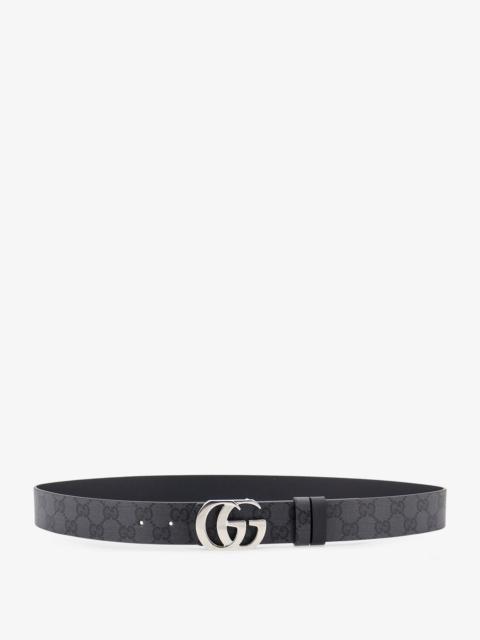 GUCCI Gucci GG Marmont Reversible Leather Belt Black