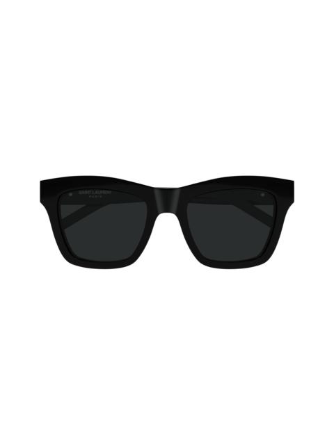 SAINT LAURENT Saint Laurent Sl M156 Linea Monogram 001 Black Sunglasses