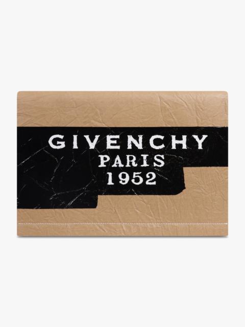 Givenchy 1952 TAPE LOGO POUCH | BEIGE/BLACK