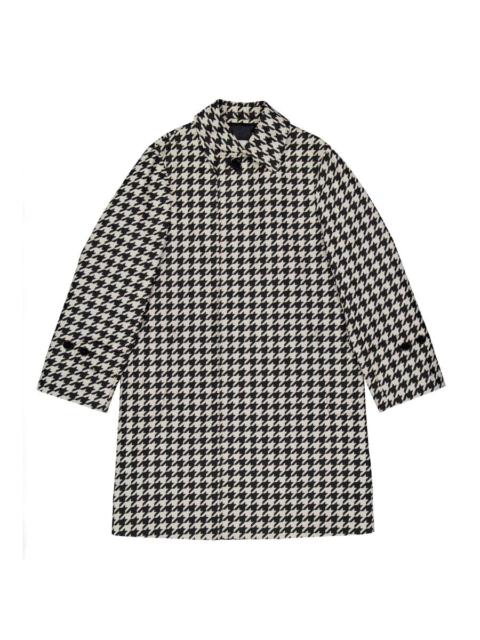 Burberry Burberry Houndstooth-Print Twill Car Coat
