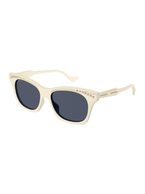 GUCCI Gucci Ladies White Square Sunglasses GG1299S 004