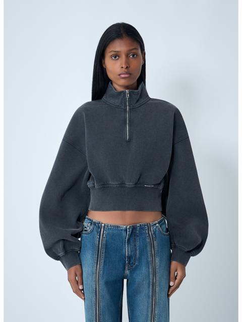 Alexander Wang Alexander Wang Women Logo Motif Zip-Up Sweateshirt