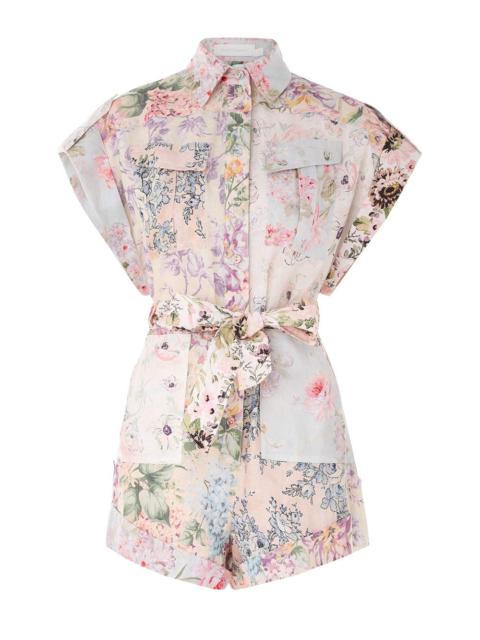 Zimmermann Halliday Cuffed Playsuit