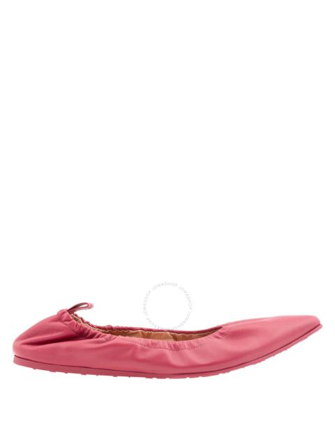 Gianvito Rossi Gianvito Rossi Ladies Hibiscus Alina Ballerina Nappa Flats