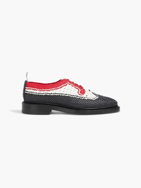 Thom Browne Woven leather brogues
