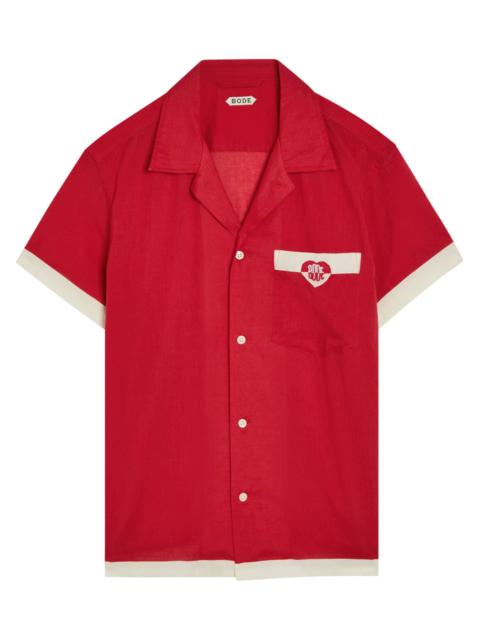 Supreme Supreme Silk S/S Work Shirt Peach - 93d95895-02cd-4941
