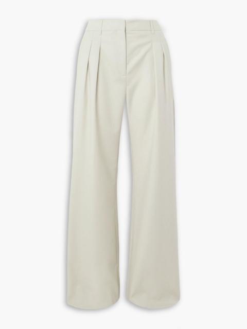 Loulou de Saison Sbiru pleated wool wide-leg pants
