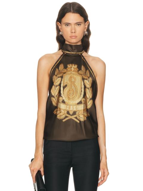 Burberry Scarf Halter Top