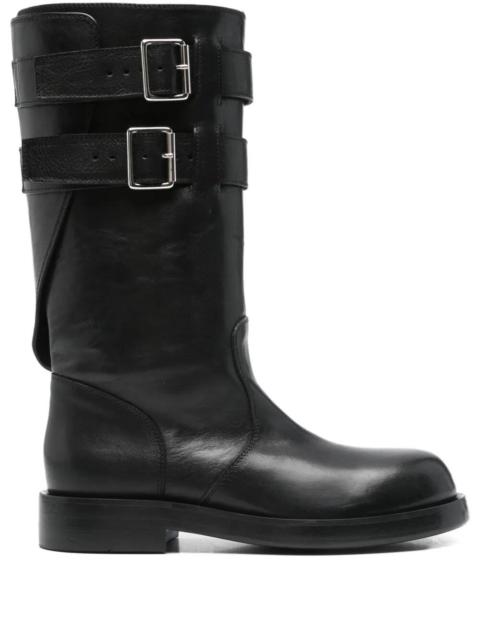 Ann Demeulemeester Osmo Rounded Boots With Belts