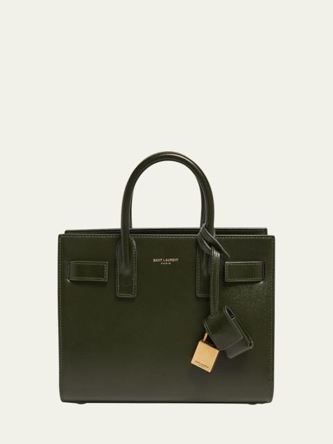 SAINT LAURENT Sac De Jour Nano Top-Handle Bag in Smooth Leather