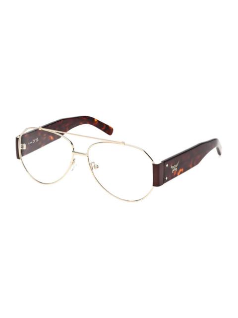 MCM MCM Men's Black Aviator Eyeglass Frames MW5001 032