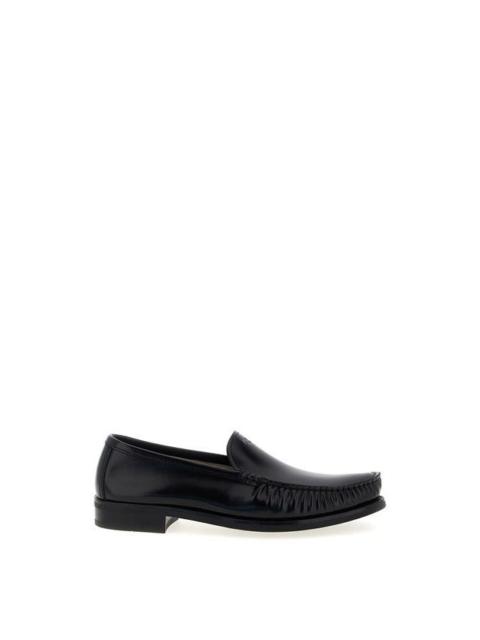 Prada PRADA Black Leather Loafers New And Authentic (Men's size:12