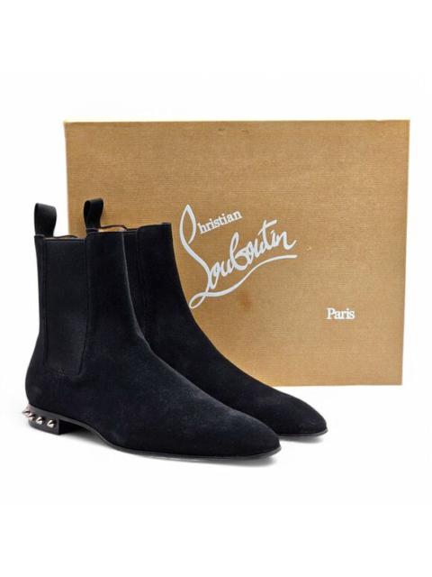 Christian Louboutin Christian Louboutin So Roadie Flat Suede Boots – Black – EU 40.5 / US 7.5 $1195