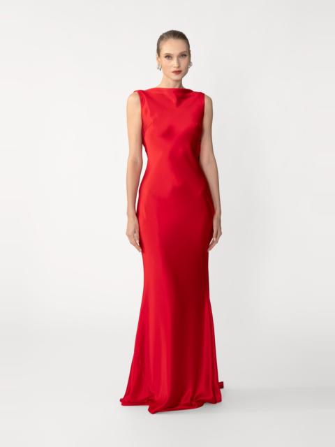 SAU LEE CALLIE SATIN GOWN