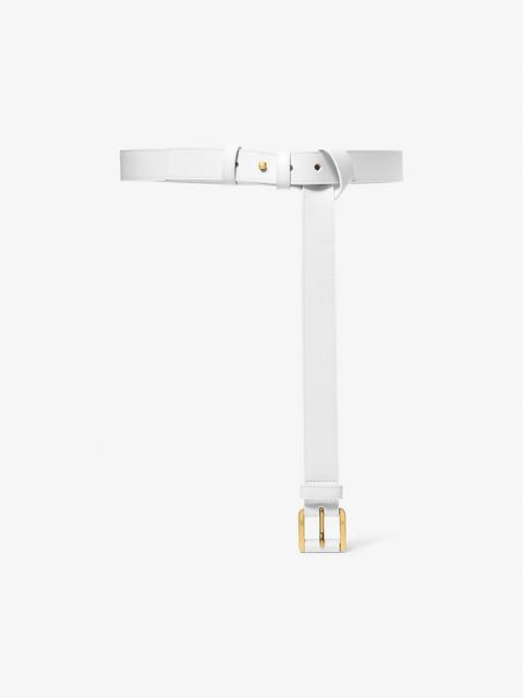 MICHAEL KORS COLLECTION Kaitlin Leather Trouser Belt