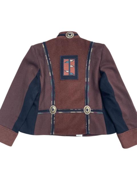 Other Designers Designer - Rare Coloratura Wool Mohair Jacket - Handmade Artisan Piece