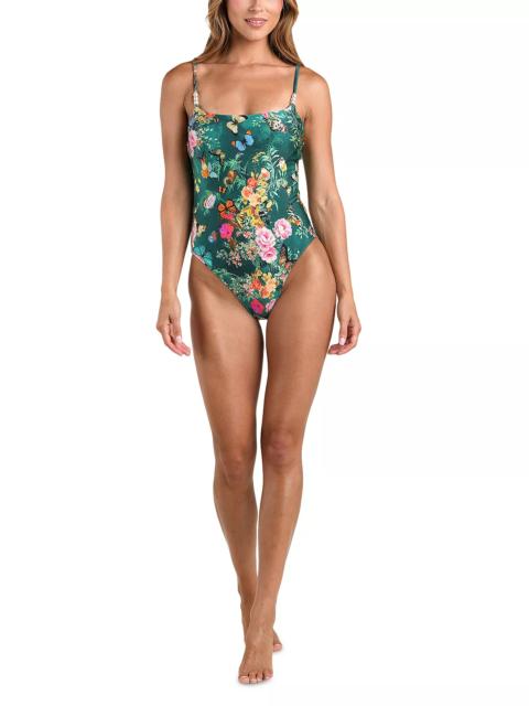 L'AGENCE Remi Charonda Butterfly Basic Lingerie One Piece Swimsuit