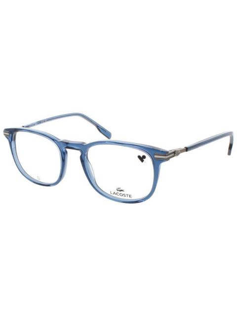 LACOSTE Lacoste Men's Black Rectangular Eyeglass Frames L295441051