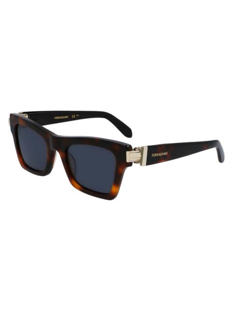 FERRAGAMO Ferragamo Grey Cat Eye Ladies Sunglasses SF2013S 240 52