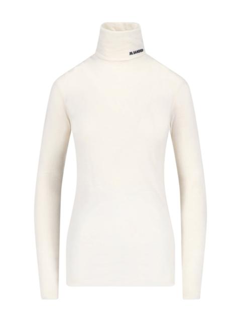 Jil Sander LOGO TURTLENECK SWEATER