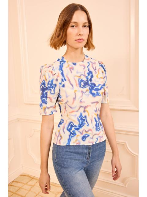 ULLA JOHNSON Corine Silk Top