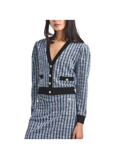 DEREK LAM 10 CROSBY Derek Lam 10 Crosby Ky Stretch Tweed Cardigan Jacket