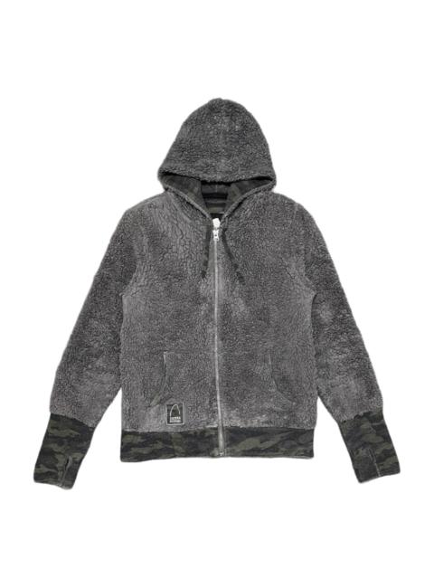 Vintage Sierra Designs Fleece Sherpa Hooded Jacket