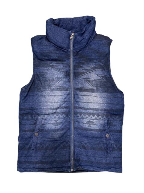 Other Designers In The Attic Puffer Blue Vest