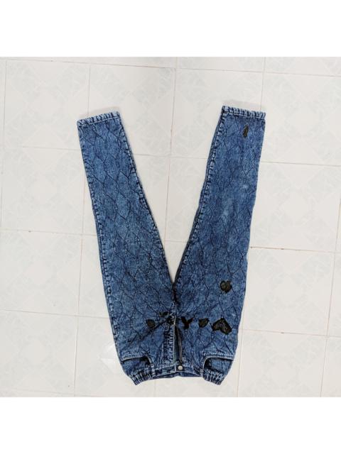 Other Designers Vintage - Vintage POINT Unique Design Denim Jeans Pants