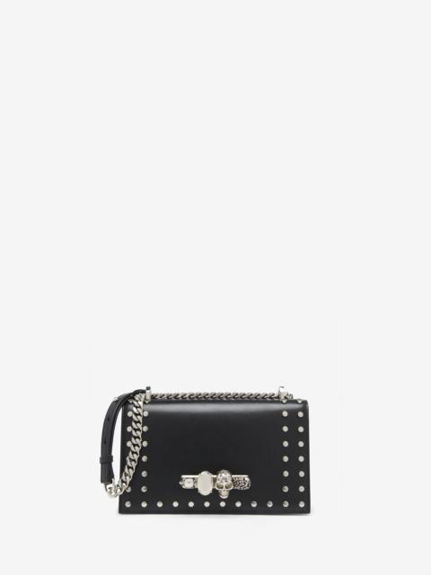 Alexander McQueen Stud-Embellished Jewelled Satchel
